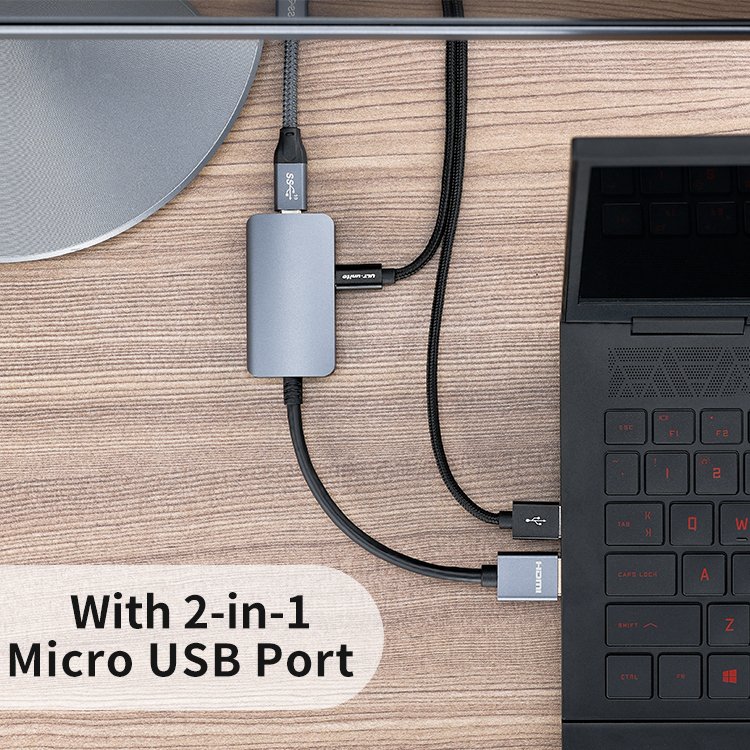 ULT-unite OEM ODM 4K 60Hz HDMI Male to USB Type C Female Converter Cable HDMI to USB C Adapter