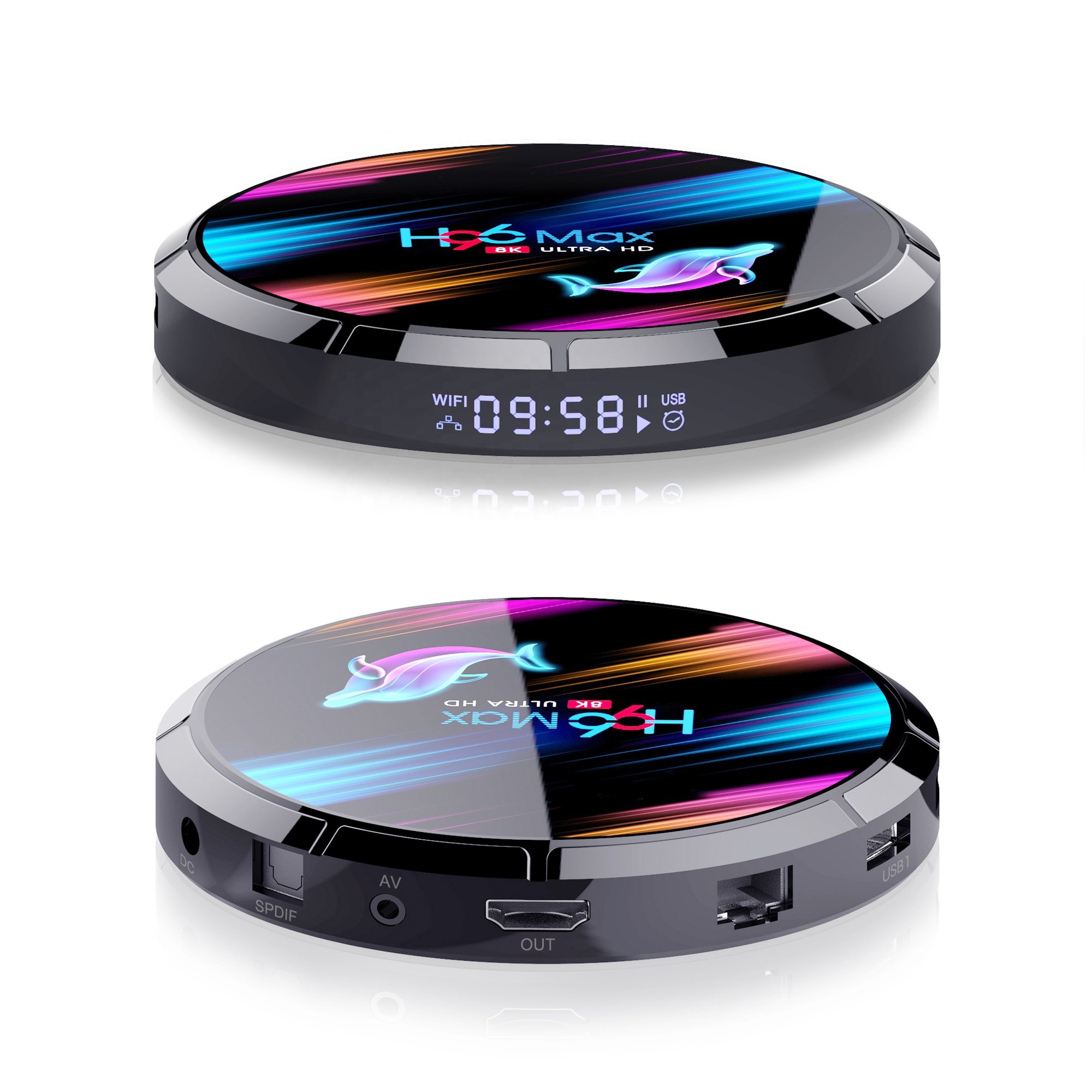 2024 New H96MAX Plus Android 9.0 Smart TVBOX 2GB 16GB S905W4 Quad Core 4K 2.4G/5G WIFI X96Mini Set top Box h96 max x3tv box