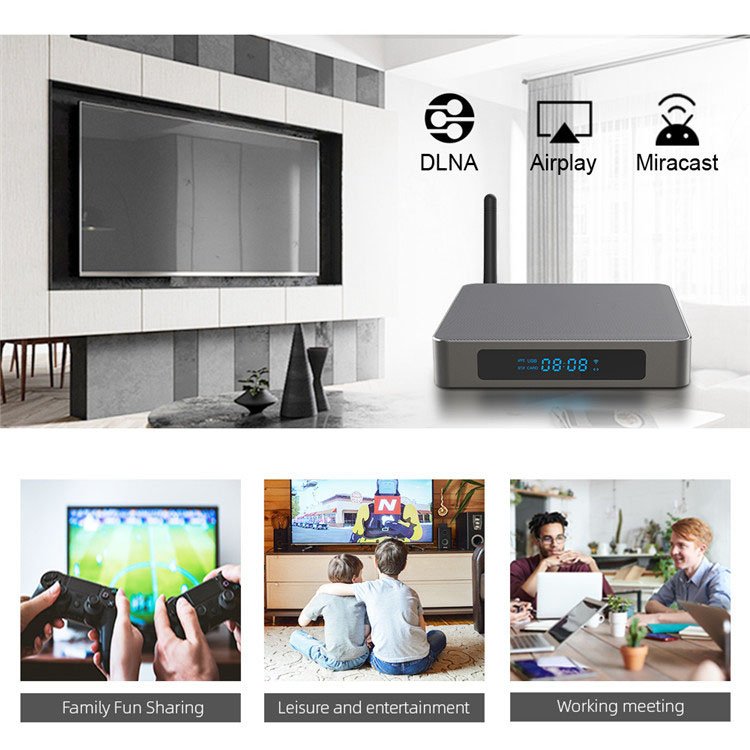2024 new X96 X6 Android 11.0 rk3566 8G/64G 8K intelligent voice set-top box dual band WiFi set-top box