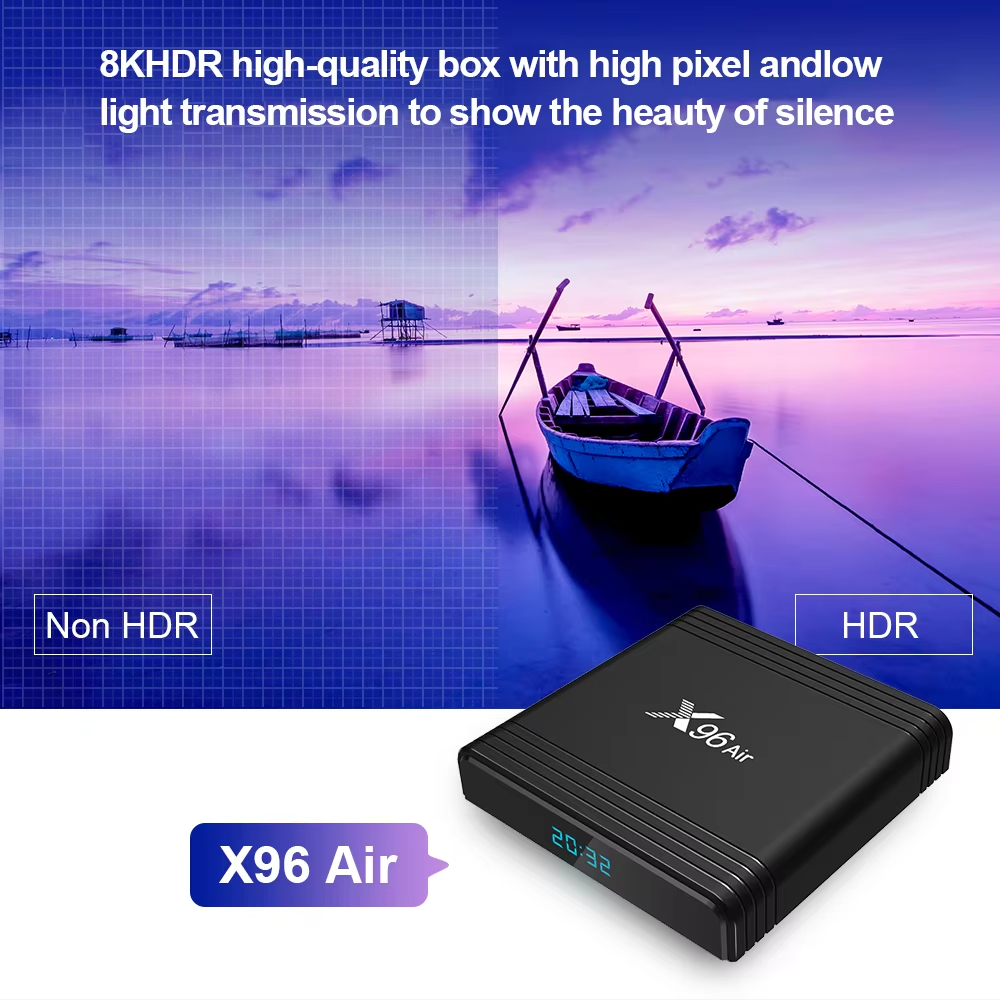 X96 Air New Arrival X96 Air Amlogic S905X3 quad core 4GB 64GB 2.4G/5G dual wifi Android 9.0 tv Set Top Box X96 Air