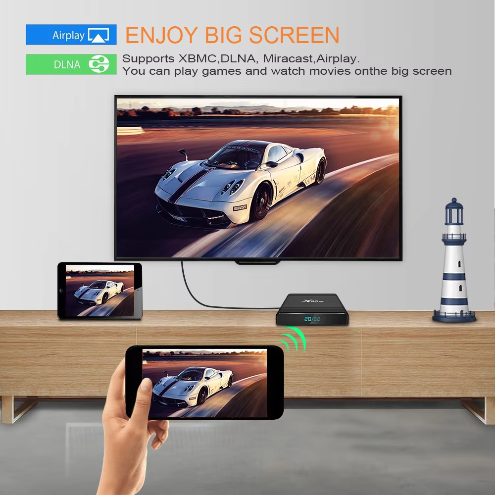 X96 Air New Arrival X96 Air Amlogic S905X3 quad core 4GB 64GB 2.4G/5G dual wifi Android 9.0 tv Set Top Box X96 Air