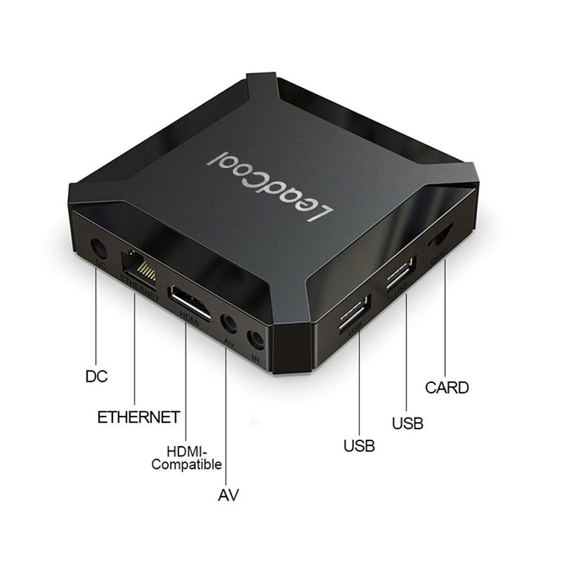 New Leadcool Allwinner H313 Android 10 Set Top Box with Livego Smart TV Box 4K UHD Image 2GB Ram 2.4G WIFI