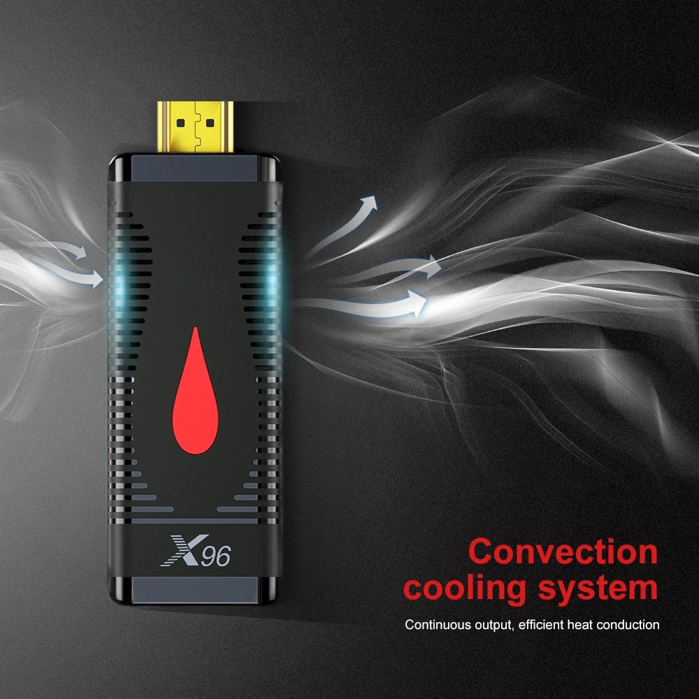 Allwinner H313 Dongle Stick X96S400 4K output resolution Android 10 OS X96 Smart TV Stick