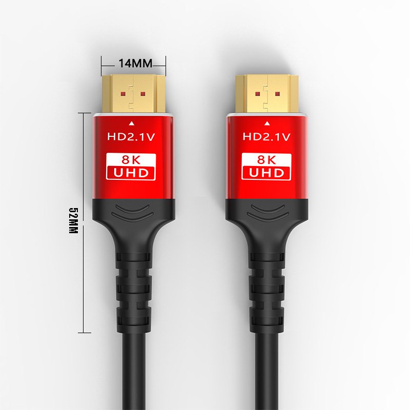 Lowest Price Spot Goods HDMII 2.1 Version High Speed Male To Male HDMI Cable Test 8K 60Hz 4K 120Hz Resolution 8K HDMI Cable