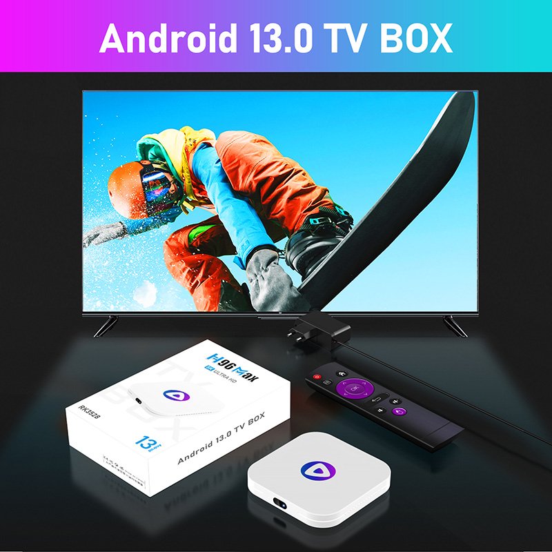 H96 max M1 Rockchip RK3528 8K Android 13 tv box 4GB 64GB Set Top Box