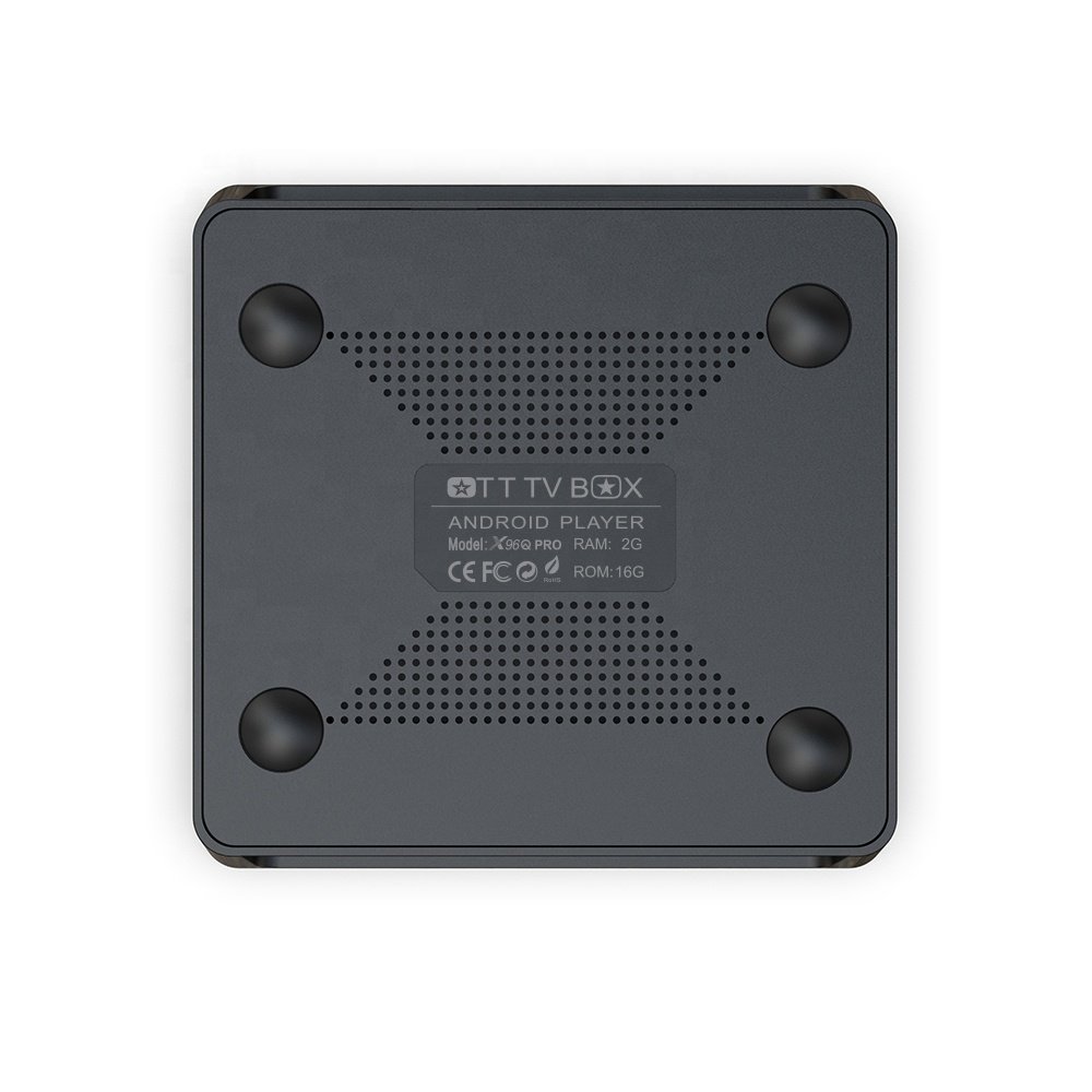 Tv Box X96Q Pro Android 10.0 Allwinner H313 4k 1GB RAM 8GB ROM Quad Core Dual Wifi Smart TV in Set Top Box