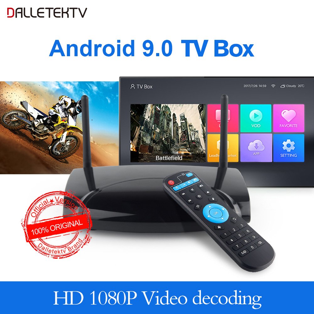 New Leadcool R2 Android 9.0 Set Top Box Quad Core S905W 2GB Ram Smart TV Box BT 4.0