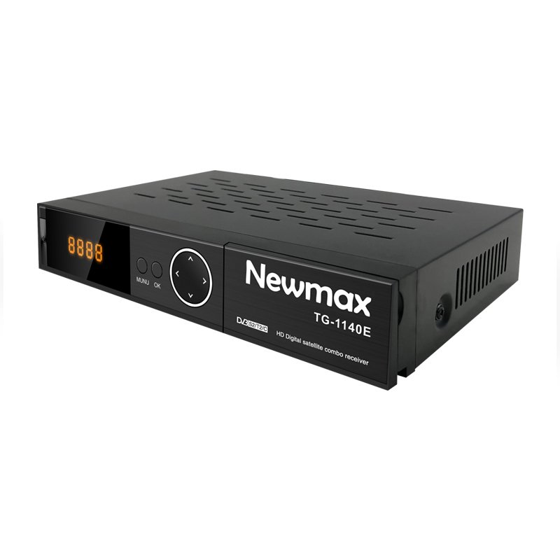 NEWMAX TG-1140E New nagravision 3 decoder set top box with router gold sat receiver Combo DVB-S/S2+T/T2 Satellite Decoder DVBT2