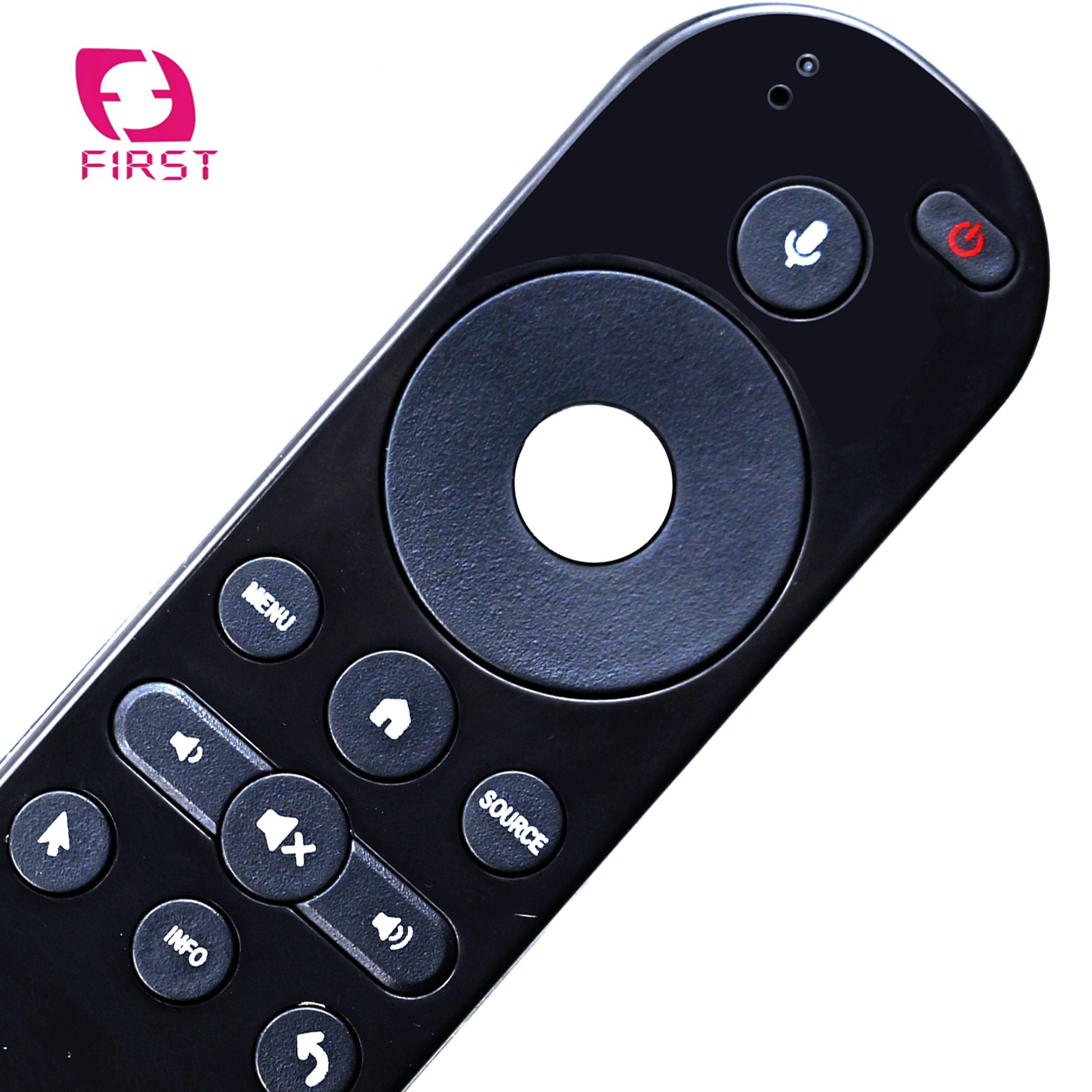 OEM ODM Factory's Cheap 16-Keys Voice Remote Control in ABS Material Android TV Box Projector Home Appliance Fixed Learning Code