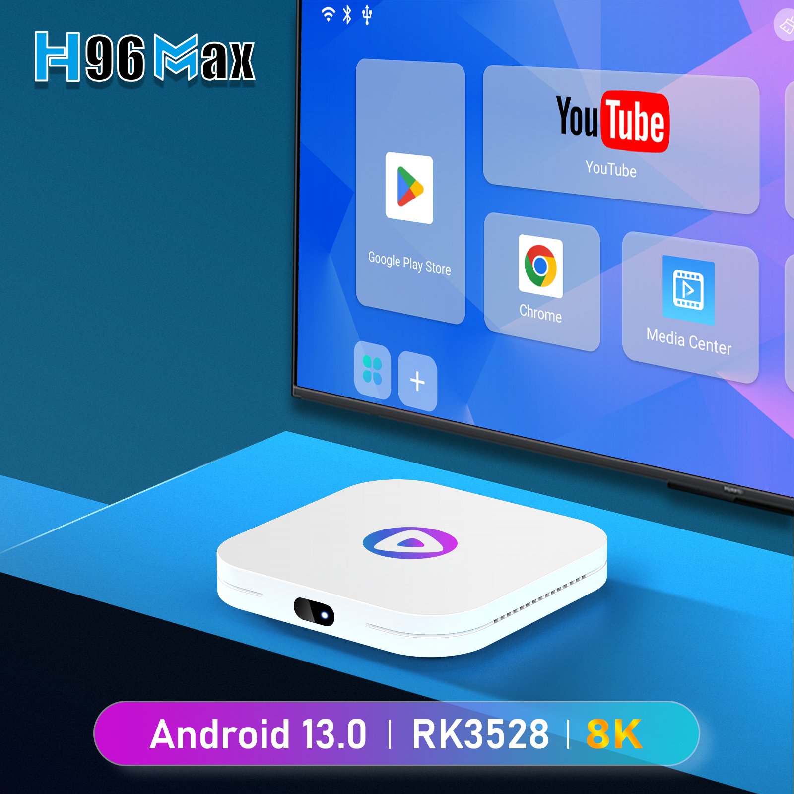 New arrival Smart Android 13.0 tv box wifi 6 rockchip 8k video 4K HD H96Max M1 streaming code Set Top IPTV Box