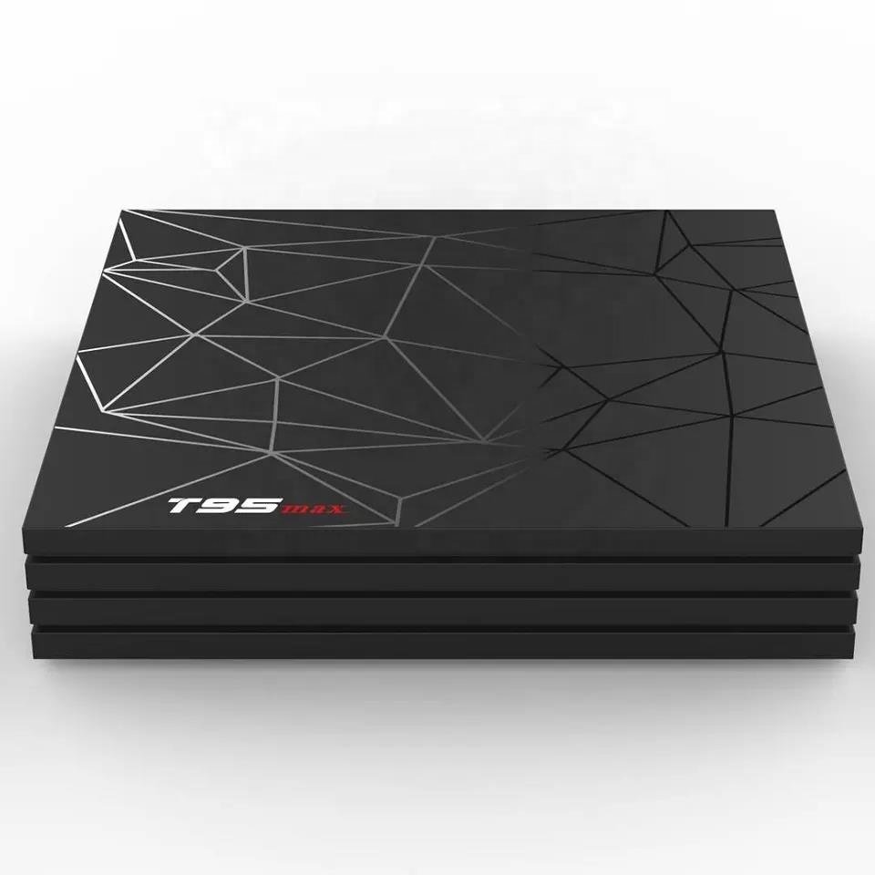 Allwinner H6 Quad Core 2.4GHz Wifi T95MAX Set Top Box Android 9.0 TV Box 4GB 32GB 64GB T95 Max Smart TV BOX
