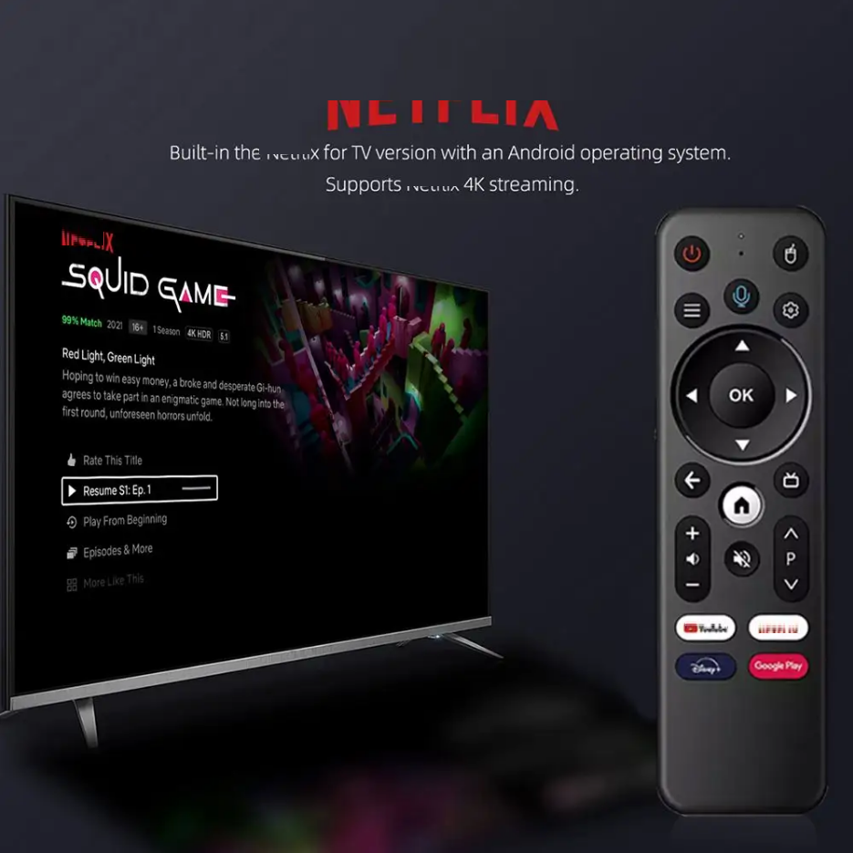 Lingye Set Top Box Android 10 Lemon app H313 2gb 8gb Q5 4k Smart lemon tv box Android TV BOX