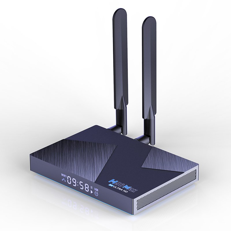 H96 MAX V58 Android 12.0retro88 Android Tv Box Media Player Smart Set Top Box Two Antenna WIFI6 DDR4 3D Dual Quad Core 1000M 8K