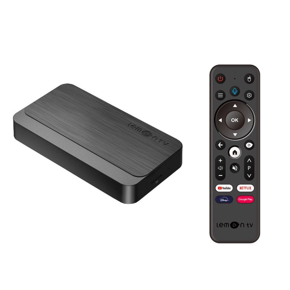 Custom Lemon TV Box Android 12 WIFI6 Quad Core Allwinner H618 6k Android TV Box