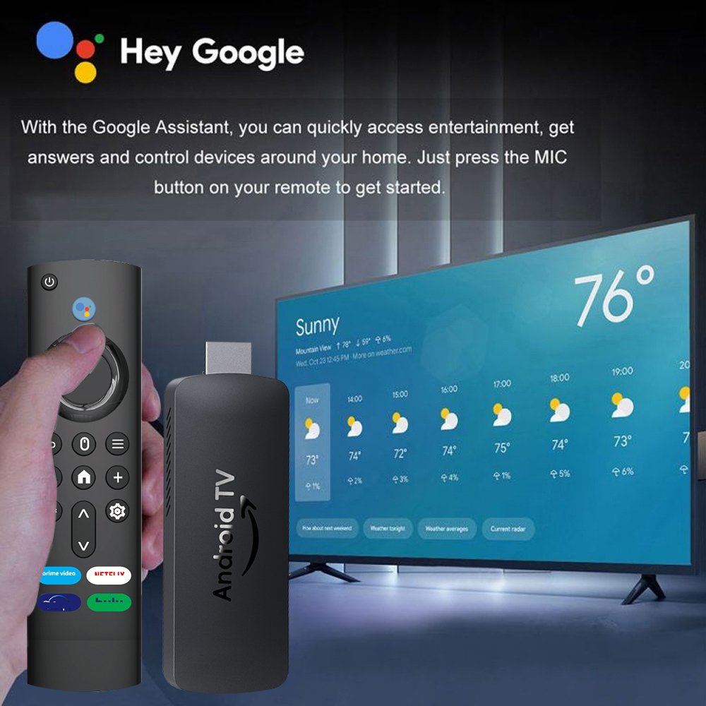 Topleo all winner h618 android 12 ATV set top box 4k certificado android tv 12 smart tv stick