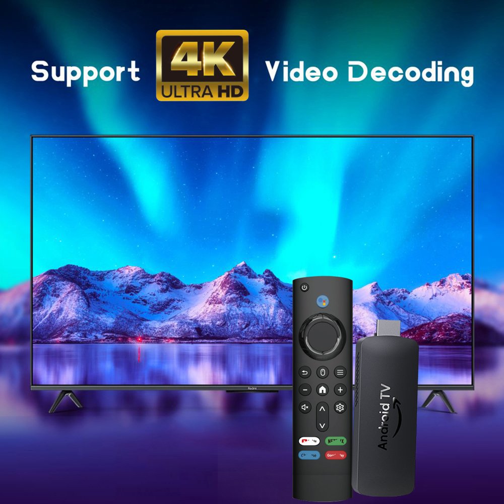 Topleo all winner h618 android 12 ATV set top box 4k certificado android tv 12 smart tv stick