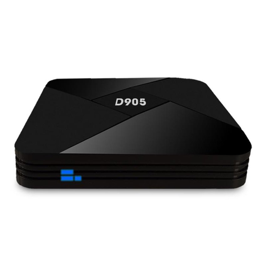 Dropshipping D905 Android TV Box Amlogic S905L Quad Core CPU Mali-450 750MHz GPU Set Top Box Factory