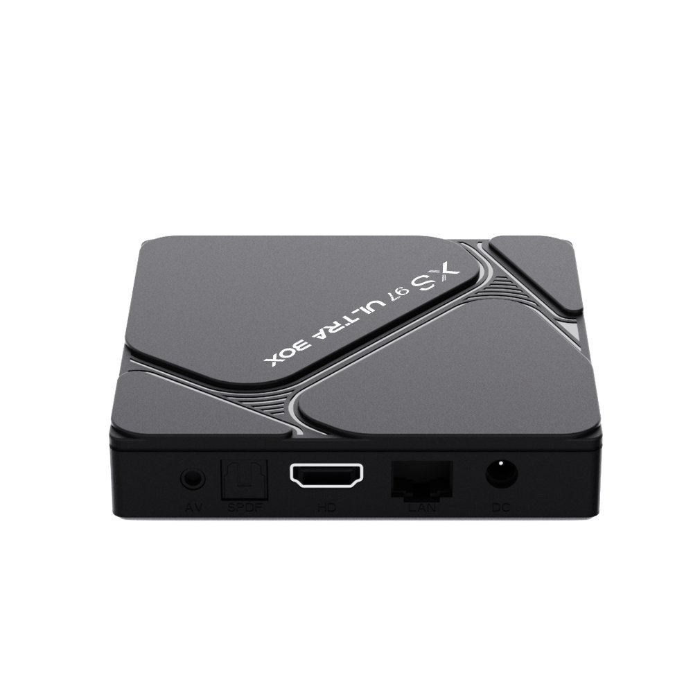 Hot Selling XS97 Ultra Box 4k H.265 iptv Android Tv YouTube Set top box stb media player factories