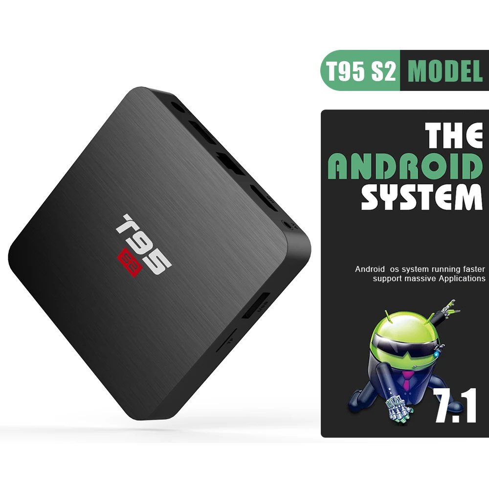 T95S2 S905W Smart TV BOX 8GB 16GB Fast Shipping New Version Hot Selling Wholesale Price Android9 Set Top Box 4K