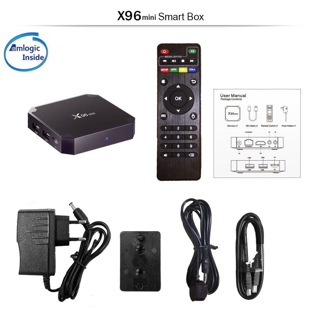 X96mini Android 11 TV Box Amlogic S905W4 X96 mini Smart TV Box Quad Core WIFI 2.4G/5G Support Youtube 4K Set top box