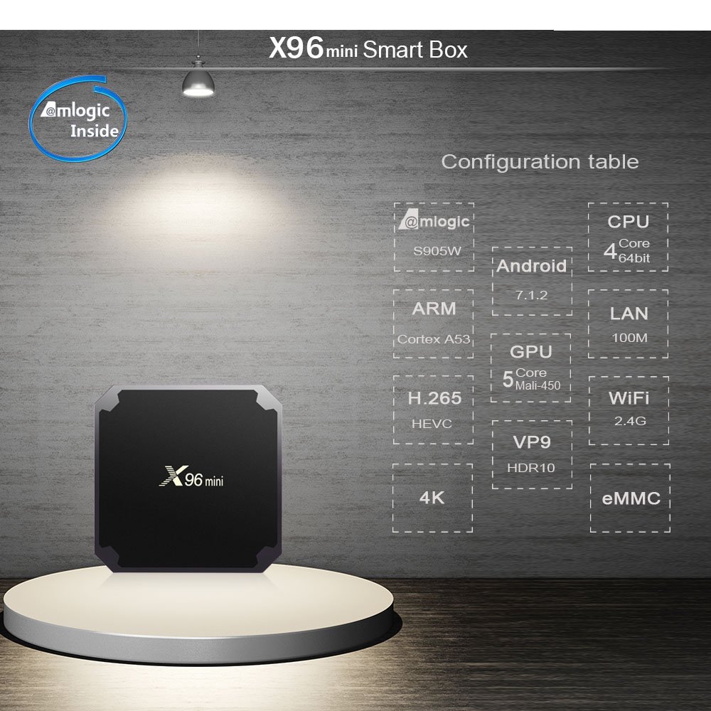 X96mini Android 11 TV Box Amlogic S905W4 X96 mini Smart TV Box Quad Core WIFI 2.4G/5G Support Youtube 4K Set top box