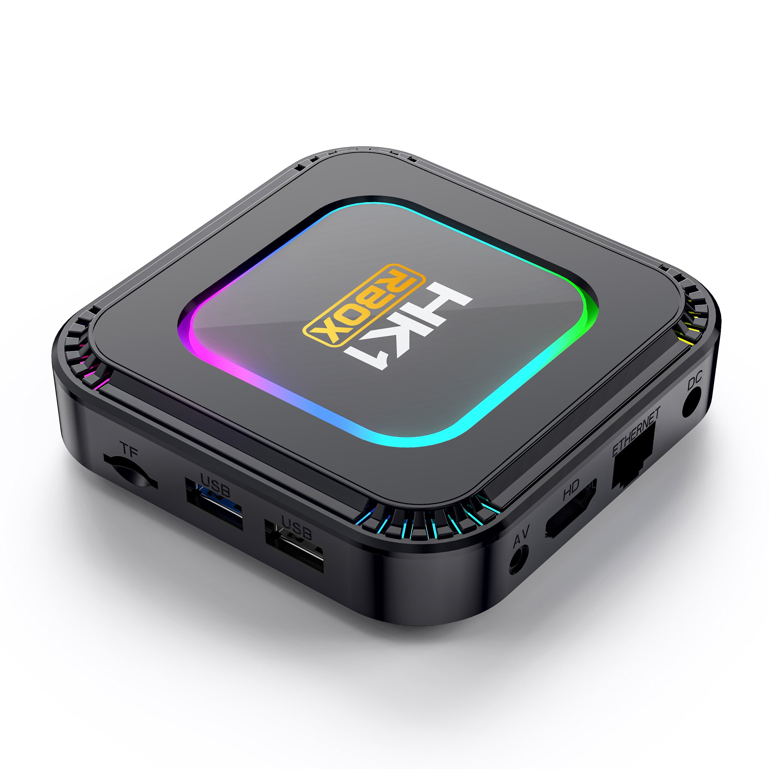 2023 HK1 RBOX K8 Android 13.0 TV Box RK3528 2.4G/5G WiFi BT5.0 H.265 HEVC Support 8K 4K WiFi 6 HDR 10+ 100M LAN Set Top Box
