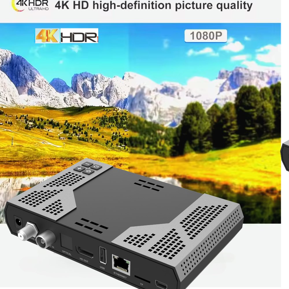 Hybrid OTT Satellite Tv Receiver 4K Android and DVB S2 Smart Stream Android Box FTA DVB Decoder STB+OTT Combo Tvbox