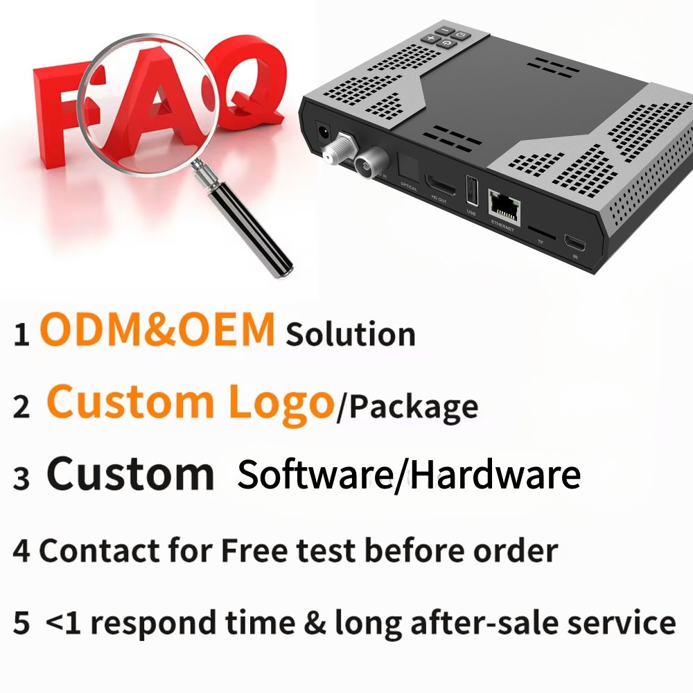 Hybrid OTT Satellite Tv Receiver 4K Android and DVB S2 Smart Stream Android Box FTA DVB Decoder STB+OTT Combo Tvbox
