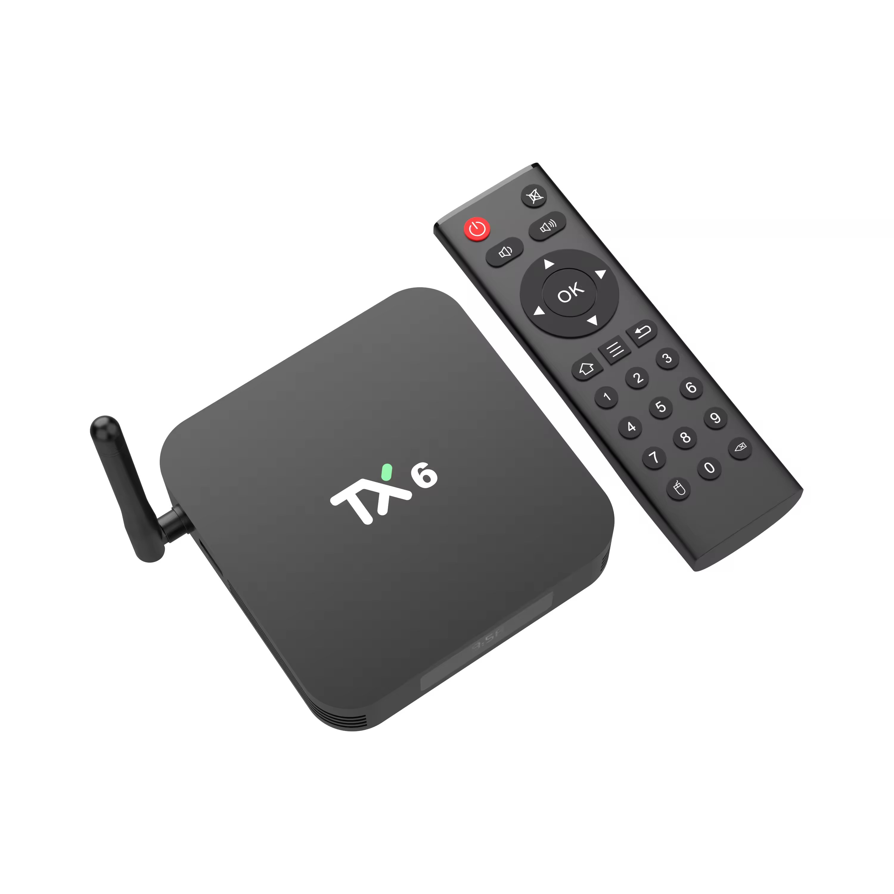 Popular Brand Full stock android 10 tv box RAM 2GB 4GB Allwinner H616 Tanix TX6Android set-top tv box