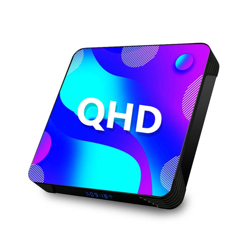 QHD Android 10 TV Box Amlogic S905D Quad Core 802.11n 2.4G/5GHz Support Test Reseller Discount Set Top Box