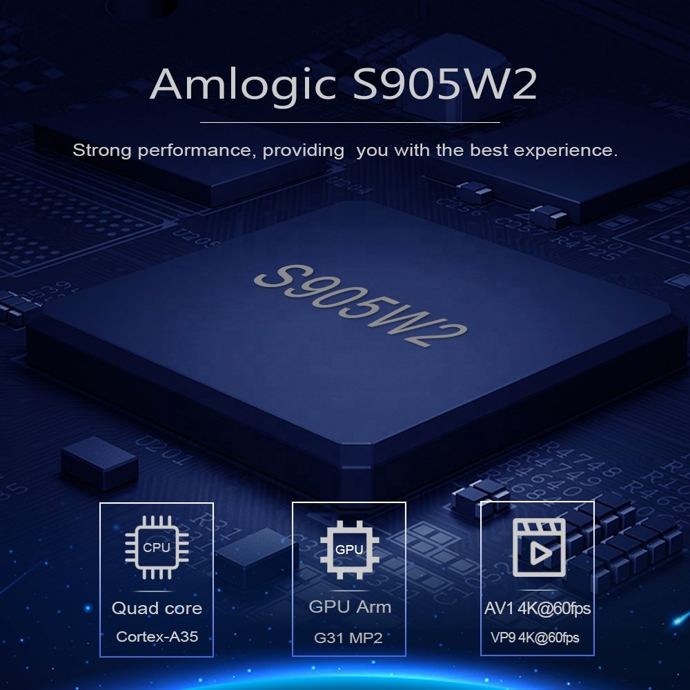 IHOMEMIX 2024 Satellite Tv Receiver 4k Android T95W2 Amlogic S905W2 Smart 4K TV Box Set Top Box