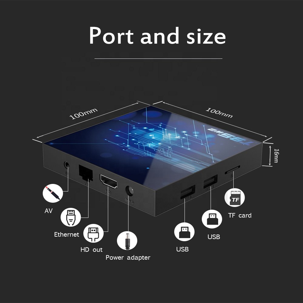 IHOMEMIX 2024 Satellite Tv Receiver 4k Android T95W2 Amlogic S905W2 Smart 4K TV Box Set Top Box