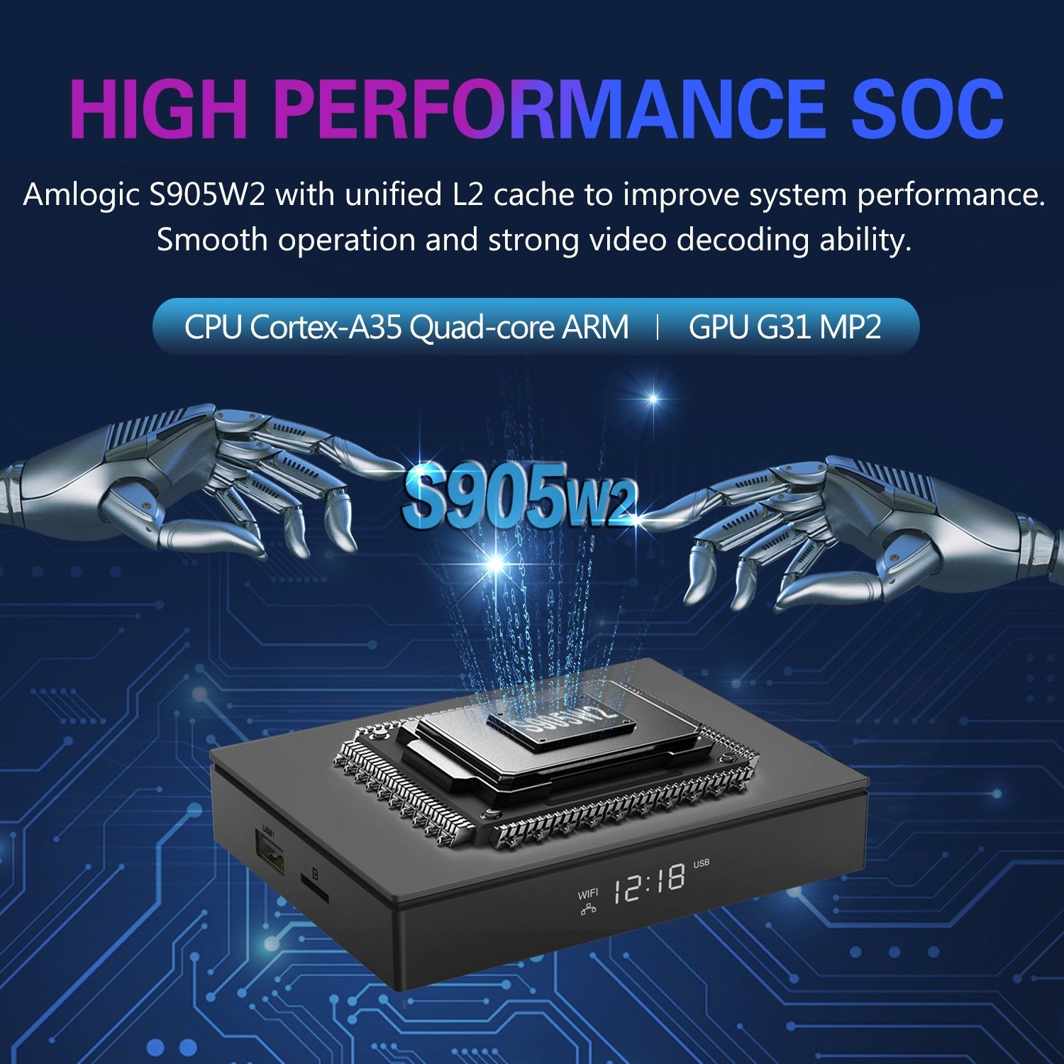 T95W 4k android tv box amlogic S905W2 4k HDR video 2.4/5G wifi set-top box 2g 16g Android 11 tv box with BT 5.0