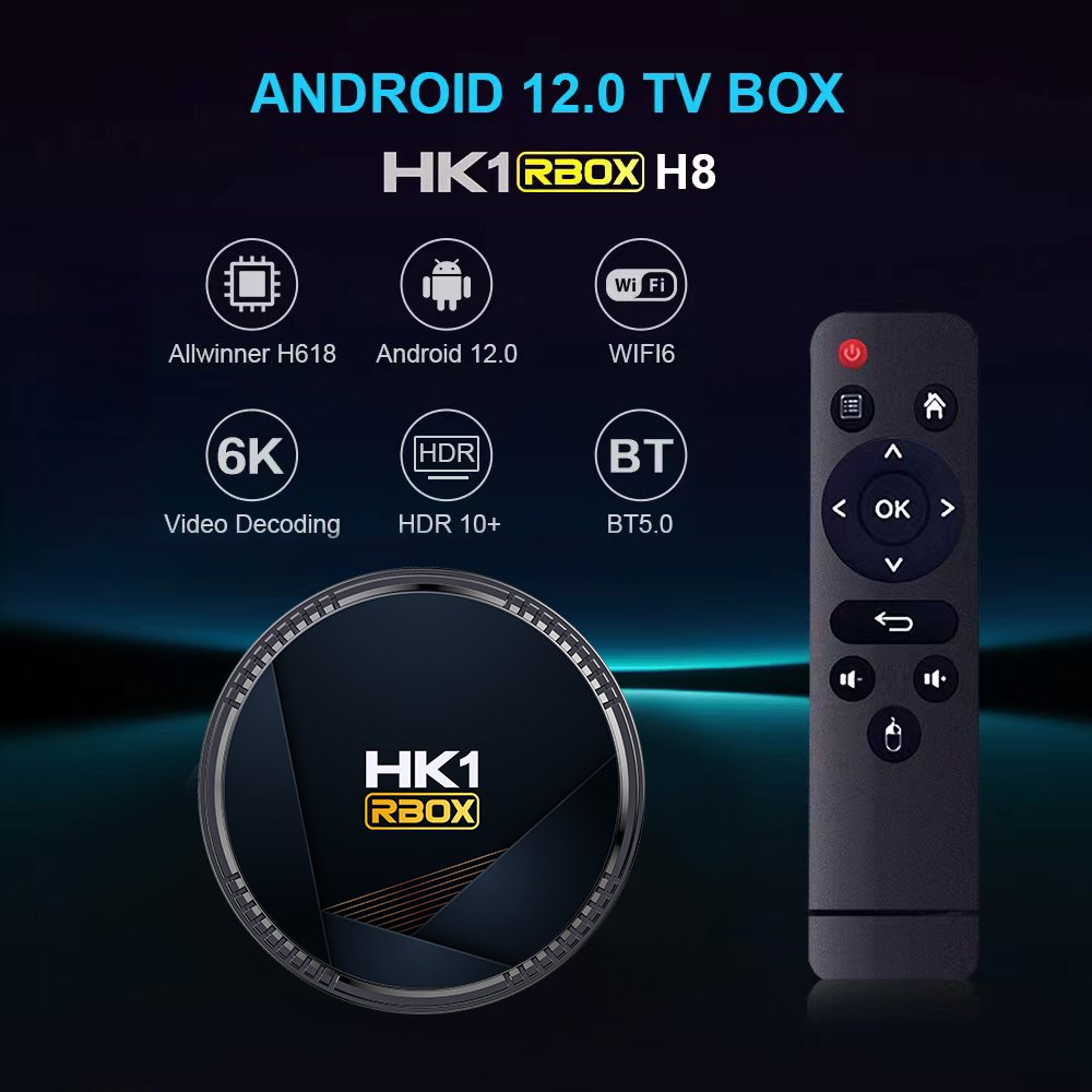 Allwinner H618 Quad Core 2.4G 5G Dual Wifi 100M BT5.0 USB3.0 Media Player Set Top Box 6K Tv Box