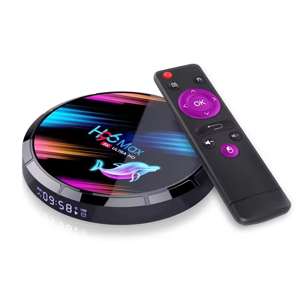 H96 MAX X3 Android 9.0 TV Box Amlogic S905X3 8K 2.4G/5G Wifi BT 4.0 Set Top Box H96 MAX 4GB 128GB
