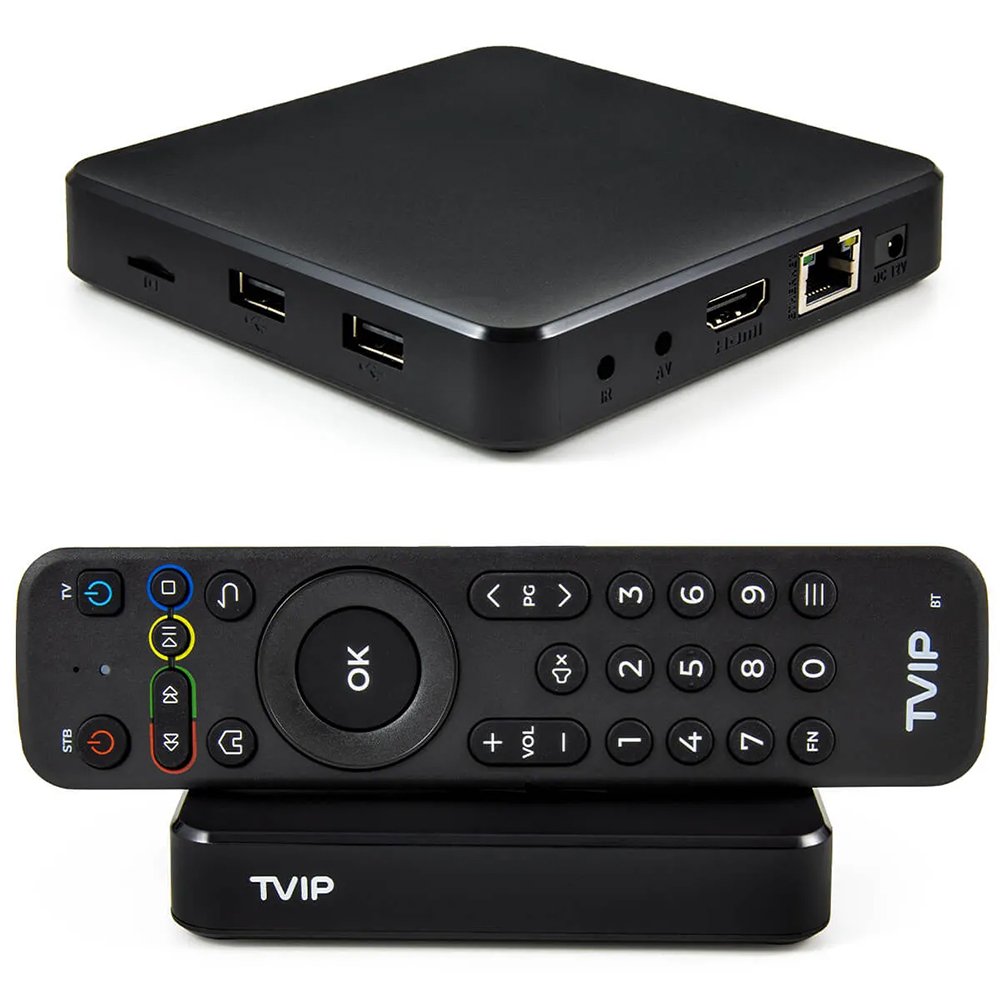 TVIP 706 TV Box with 4K Strong iptv Android 11.0 Amlogic S905W2 2GB 8GB 2.4/5G WIFI H2.65 Smart BT Set Top Box Media Player