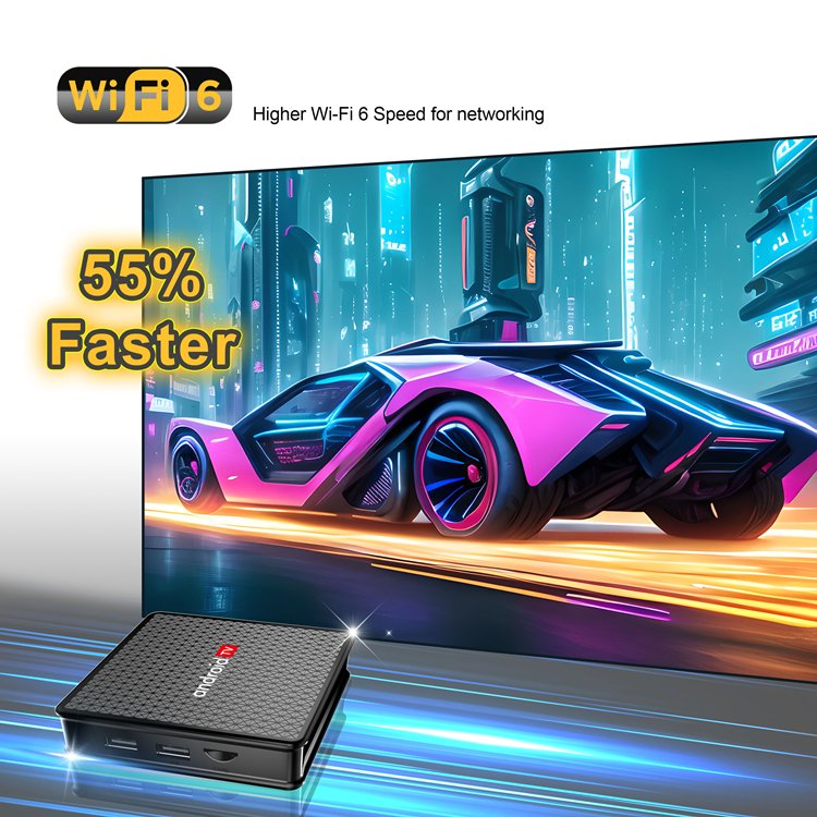 2024 X5 H313 2GB RAM 16GB ROM TV BOX 4k best androidtv 10 voice remote Control tv stick 4k smart tvbox android box Set-Top Box