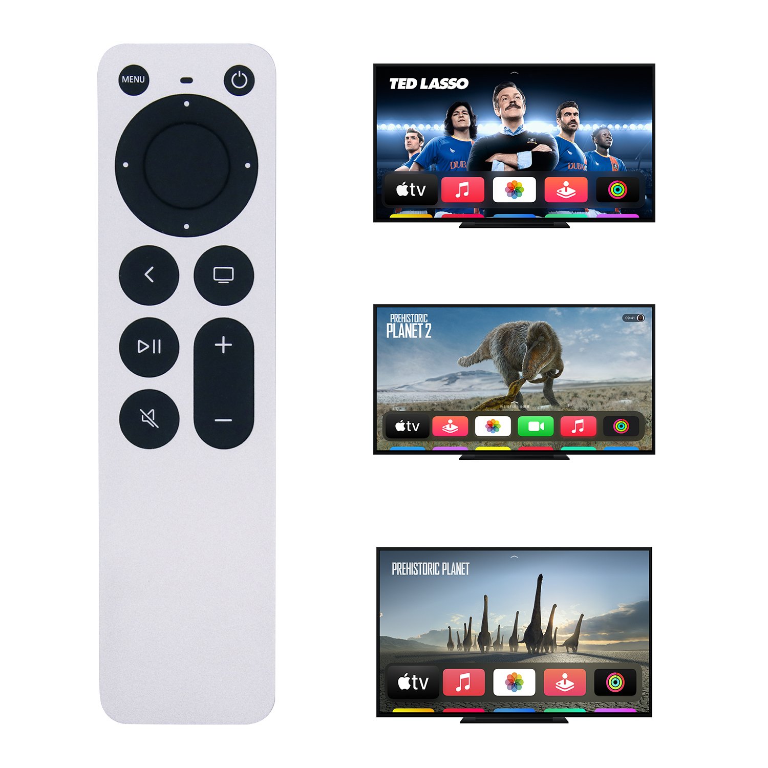 Newest Universal Remote Control for All Apple TV Remote Replacement Compatible with Apple TV 4K with TV Control Function