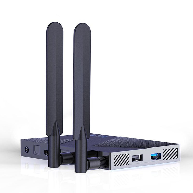 H96 MAX V58 Android 12.0 TV Box 8K Resolution RK3588 Chip WiFi 6 Same Screen 1000M Ethernet LAN External Antenna Streaming Box