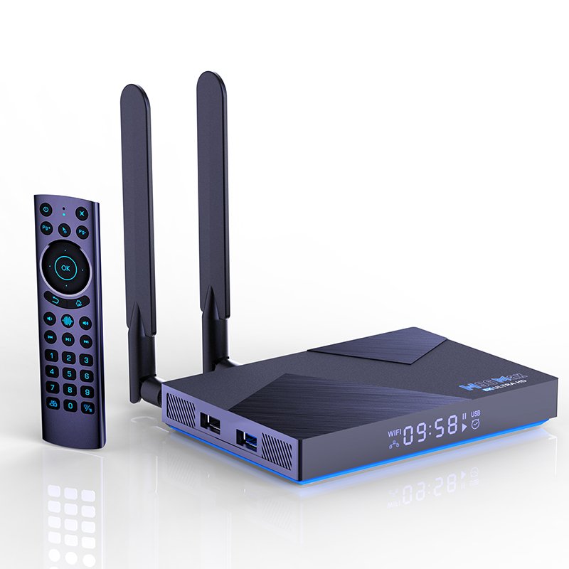 H96 MAX V58 Android 12.0 TV Box 8K Resolution RK3588 Chip WiFi 6 Same Screen 1000M Ethernet LAN External Antenna Streaming Box