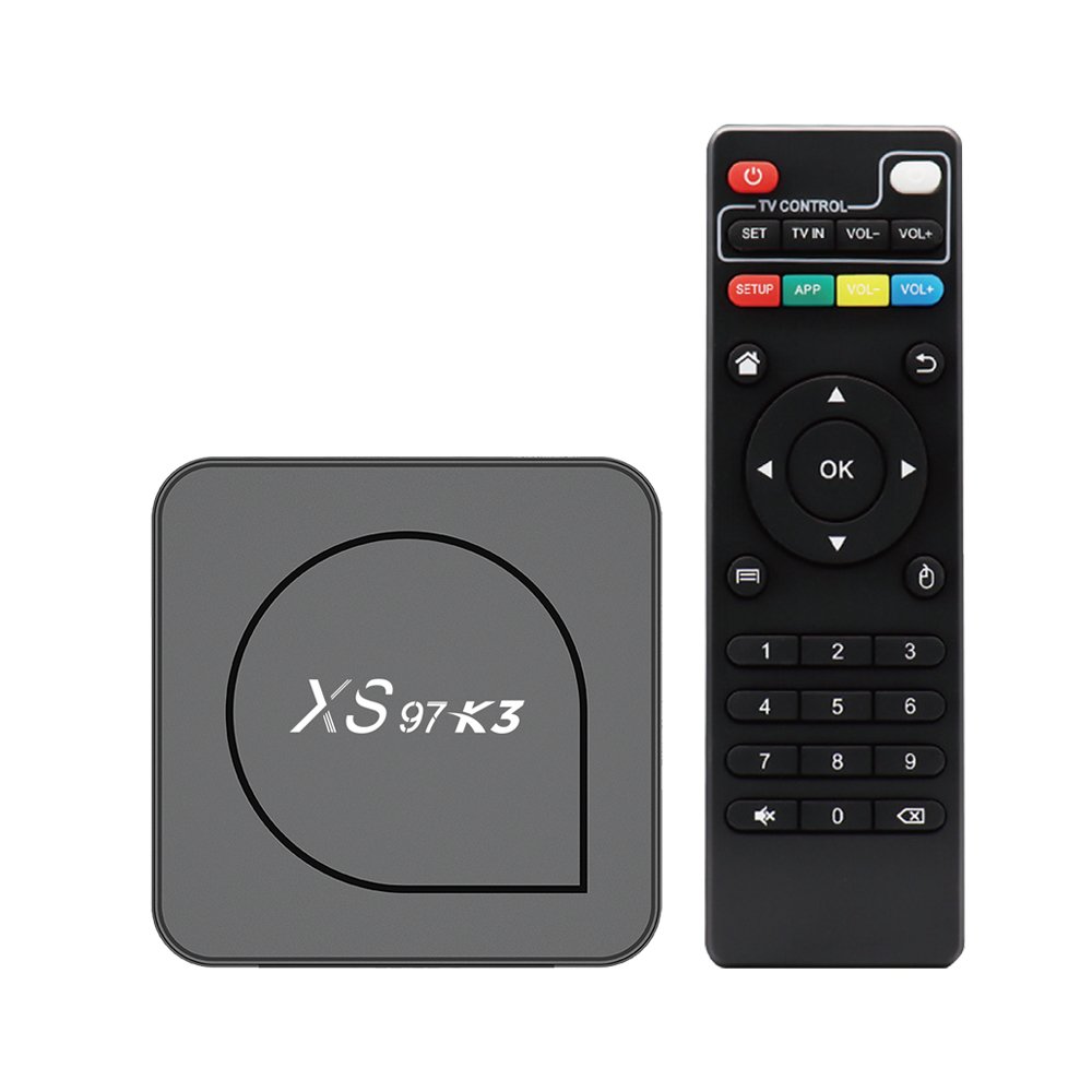 2024 New Design XS97 K3 1+8GB HD Set Top Box Best Android 10 Quad Core Receiver 4k Resolution H.265 WiFi 1-Year Warranty-EU/US