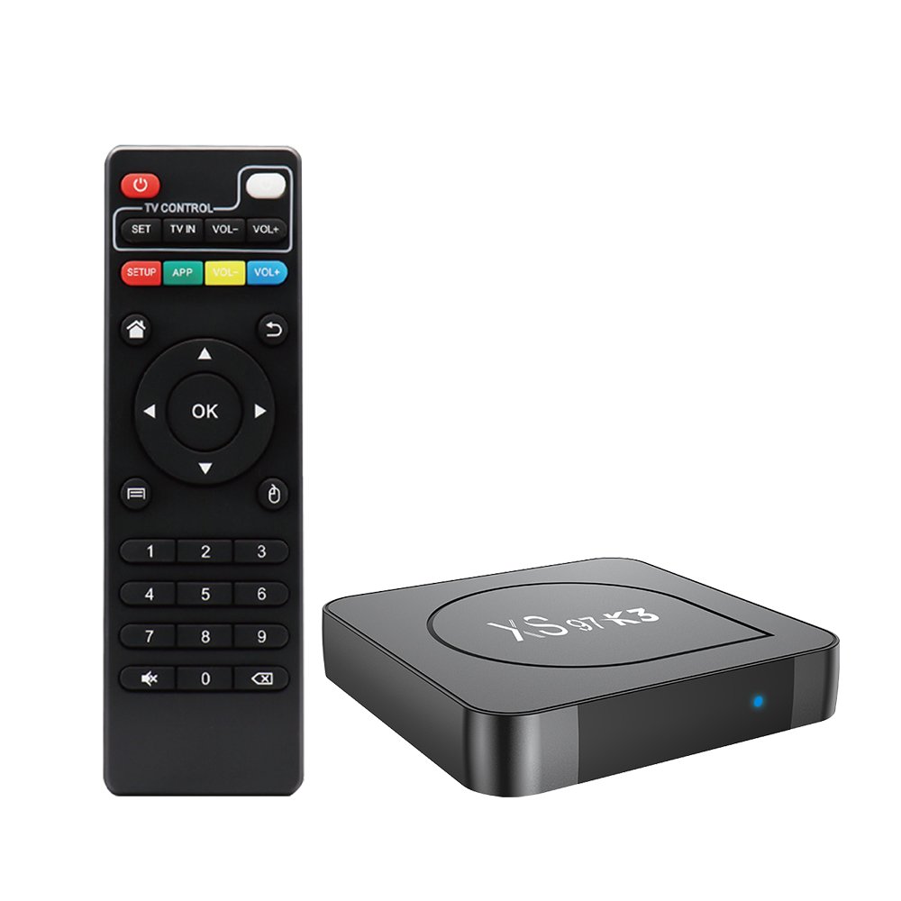 2024 New Design XS97 K3 1+8GB HD Set Top Box Best Android 10 Quad Core Receiver 4k Resolution H.265 WiFi 1-Year Warranty-EU/US