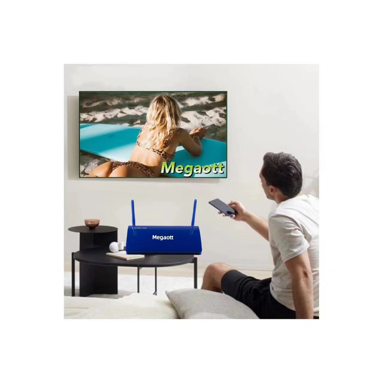Megaott Android 9 TV Box Amlogic S905 Quad Core Support Android Smart TV Reseller Global Box Set Top Box