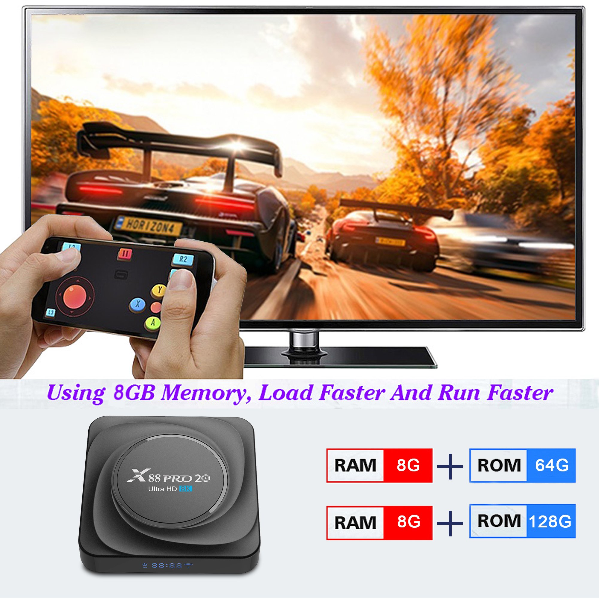 Android 11.0 X88 PRO 20 RK3566 Quad-Core Smart TV Box 4GB 32GB 128GB/64GB Dual Wifi TVbox android 11 ott box X88 PRO 20