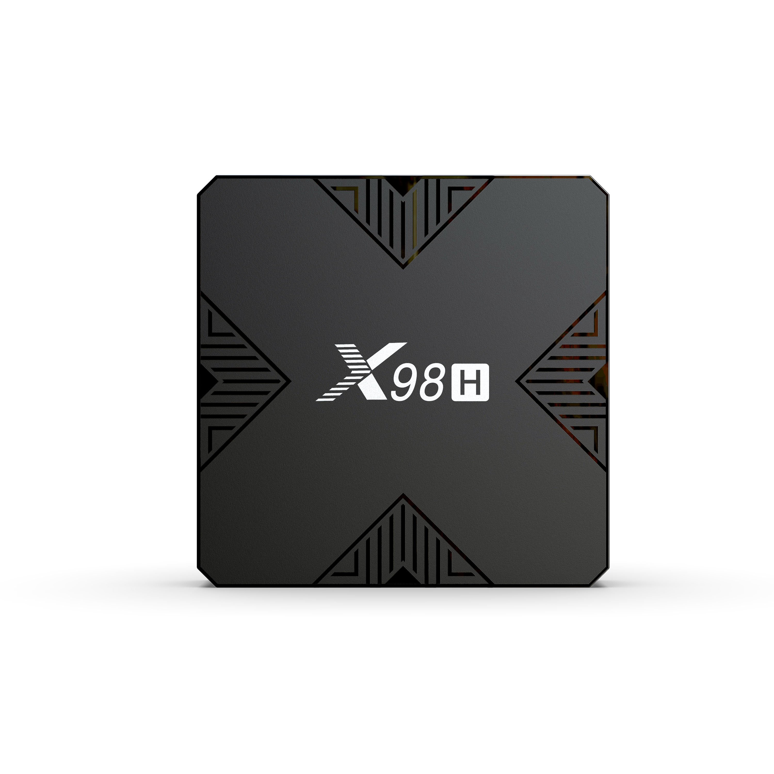 New X98H Allwinner H618 Android 12 4k tv box 2.4G and 5G WIFI6 support OPTICAL 2G 16G set top box for TV 6K