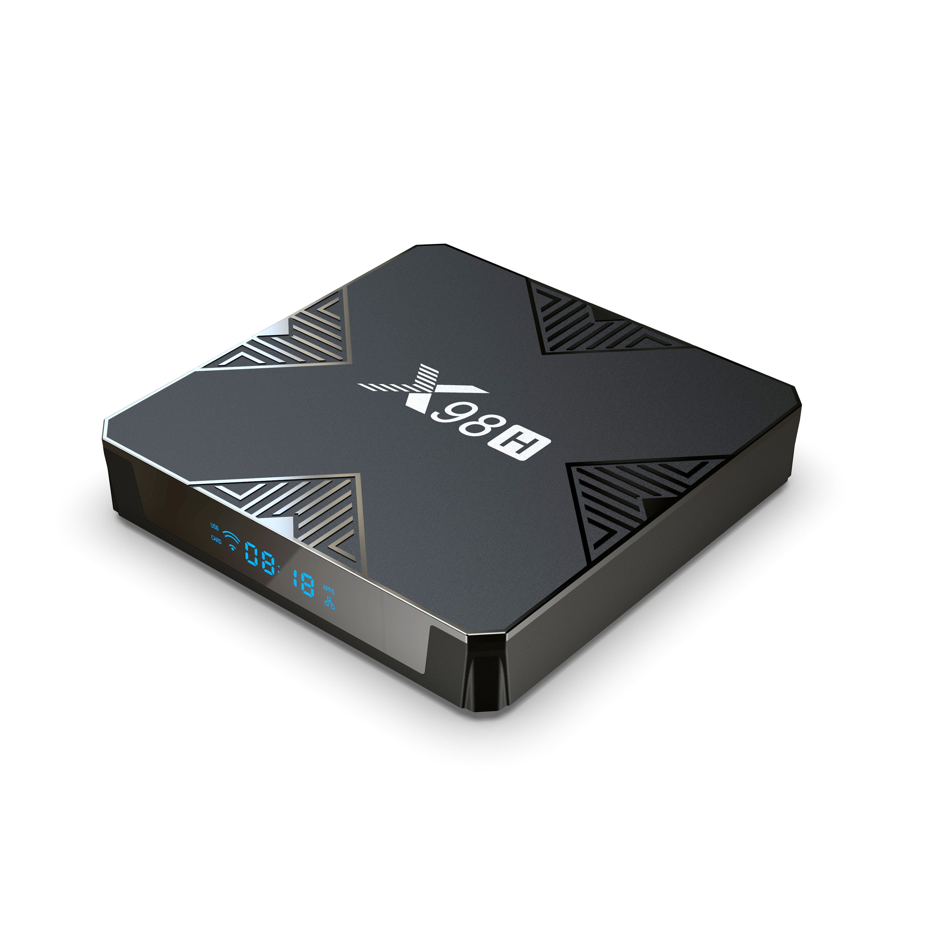 New X98H Allwinner H618 Android 12 4k tv box 2.4G and 5G WIFI6 support OPTICAL 2G 16G set top box for TV 6K
