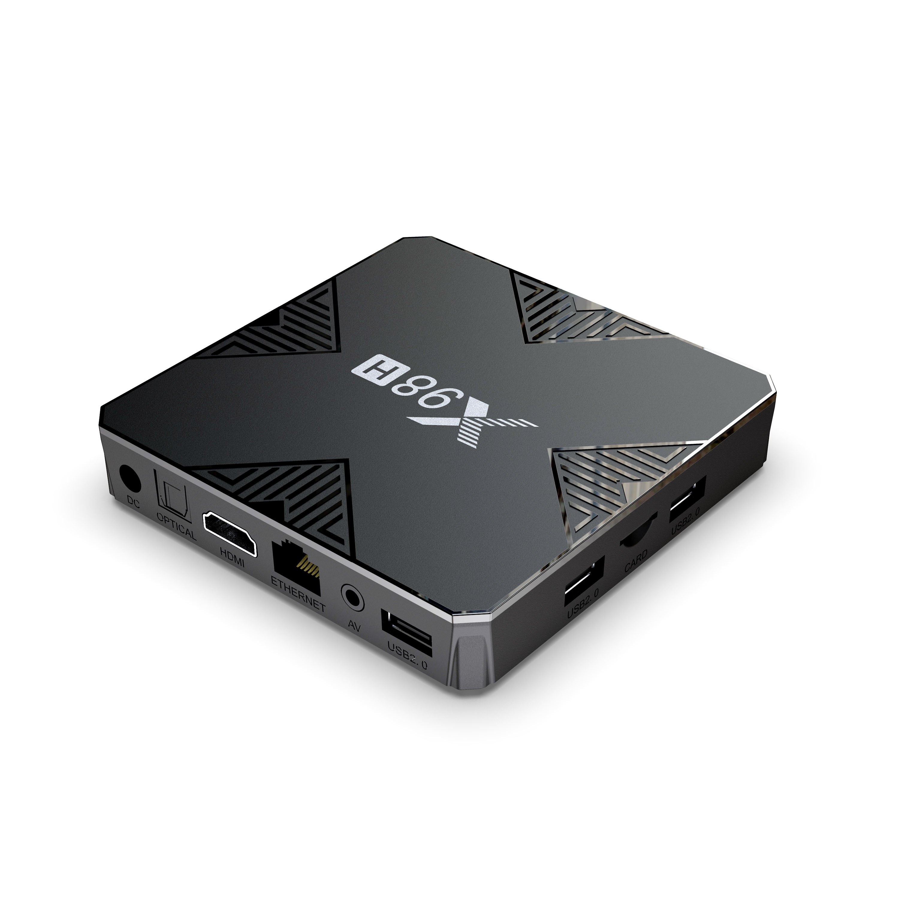 New X98H Allwinner H618 Android 12 4k tv box 2.4G and 5G WIFI6 support OPTICAL 2G 16G set top box for TV 6K