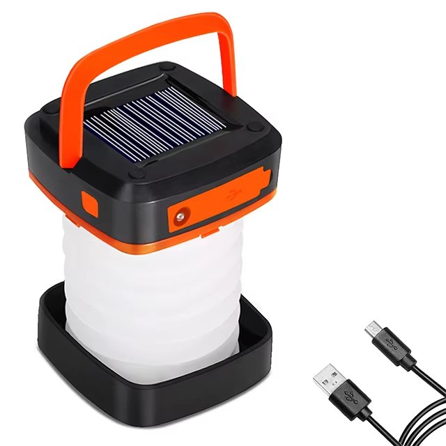 Outdoor Ceiling lamp ABS Body Solar Rechargeable Power Bank Hanging Hook Emergency Lighting Tent Led Lanterns Camping Light Lamp
