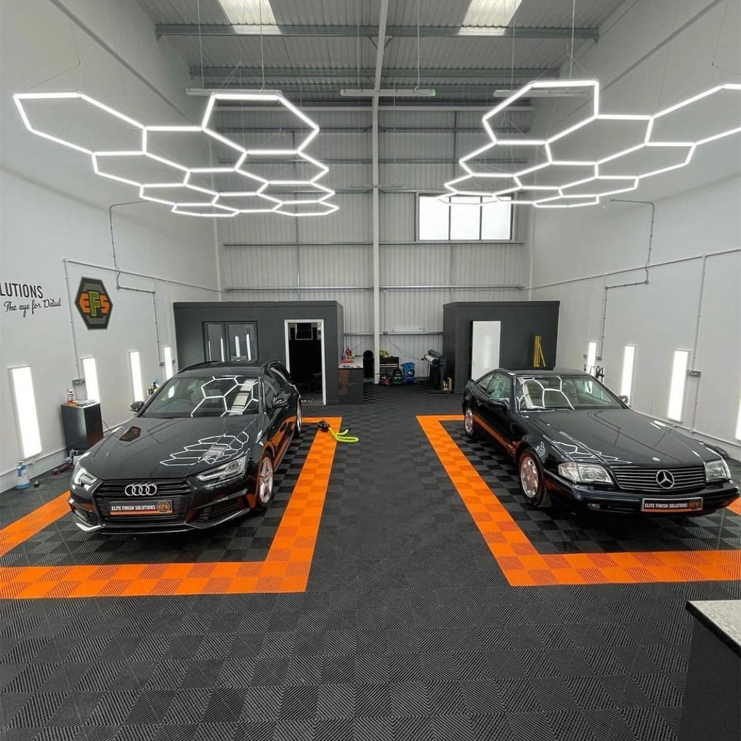 Led Hexagon Lights Hex Lights For Garage Ceiling