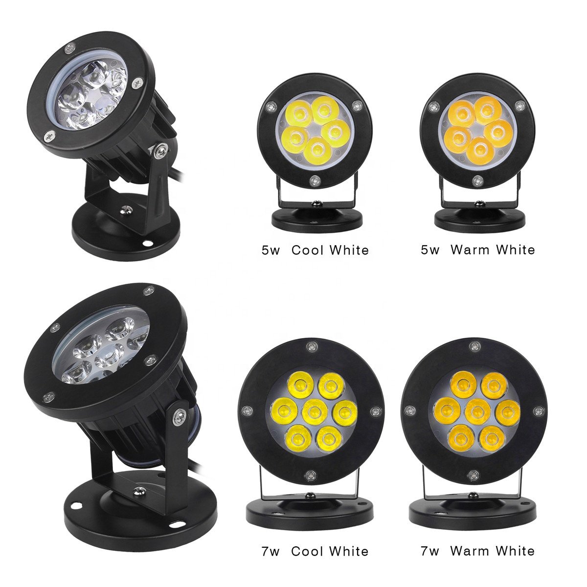 Outdoor IP65 Waterproof Street Garden Spotlights Lighting Warm White Lawn LED Pathway Lights
